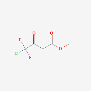 molecular formula C5H5ClF2O3 B039846 Methyl 4-chloro-4,4-difluoro-3-oxobutanoate CAS No. 117510-94-8