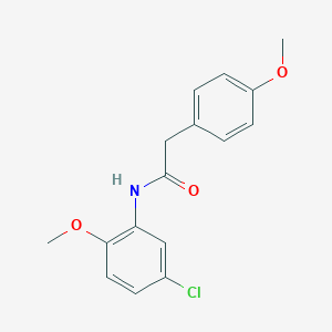 N-(5-chloro-2-methoxyphenyl)-2-(4-methoxyphenyl)acetamide