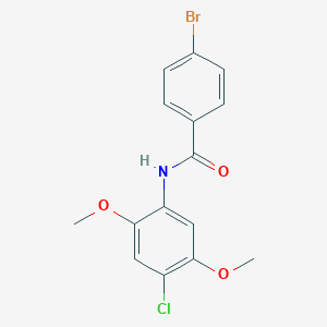 4-bromo-N-(4-chloro-2,5-dimethoxyphenyl)benzamide