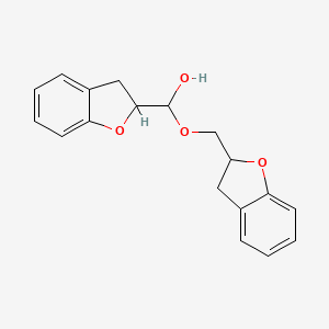 molecular formula C18H18O4 B3984675 2,3-dihydro-1-benzofuran-2-yl(2,3-dihydro-1-benzofuran-2-ylmethoxy)methanol 