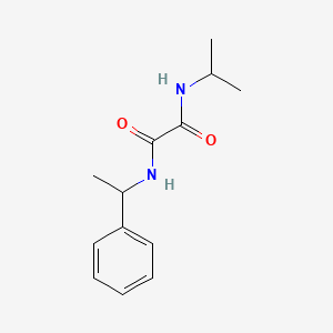 molecular formula C13H18N2O2 B3984688 N-isopropyl-N'-(1-phenylethyl)ethanediamide 