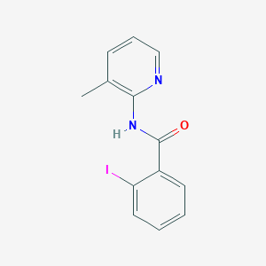 molecular formula C13H11IN2O B398473 2-iodo-N-(3-methylpyridin-2-yl)benzamide 