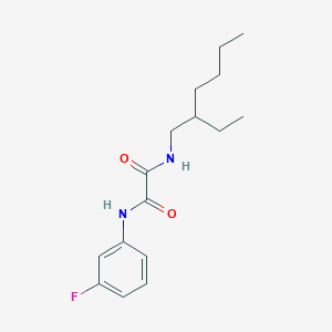 N-(2-ethylhexyl)-N'-(3-fluorophenyl)ethanediamide