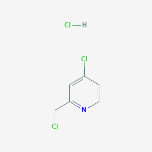 molecular formula C6H6Cl3N B039848 4-氯-2-(氯甲基)吡啶盐酸盐 CAS No. 119396-04-2