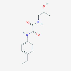 N-(4-ethylphenyl)-N'-(2-hydroxypropyl)ethanediamide