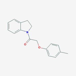 molecular formula C17H17NO2 B398497 1-[(4-Methylphenoxy)acetyl]indoline 
