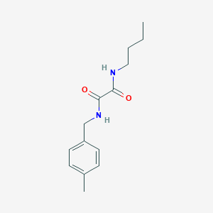 molecular formula C14H20N2O2 B3984972 N-butyl-N'-(4-methylbenzyl)ethanediamide 