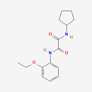 molecular formula C15H20N2O3 B3984979 N-cyclopentyl-N'-(2-ethoxyphenyl)ethanediamide 