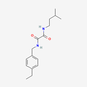 N-(4-ethylbenzyl)-N'-(3-methylbutyl)ethanediamide