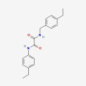 molecular formula C19H22N2O2 B3985058 N-(4-ethylbenzyl)-N'-(4-ethylphenyl)ethanediamide 