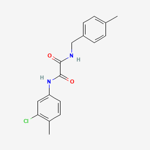 N-(3-chloro-4-methylphenyl)-N'-(4-methylbenzyl)ethanediamide