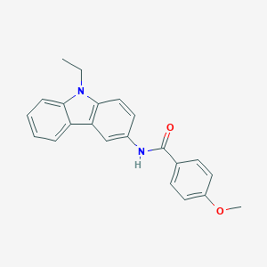 N-(9-ethyl-9H-carbazol-3-yl)-4-methoxybenzamide