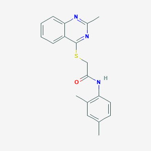 N-(2,4-dimethylphenyl)-2-[(2-methyl-4-quinazolinyl)thio]acetamide