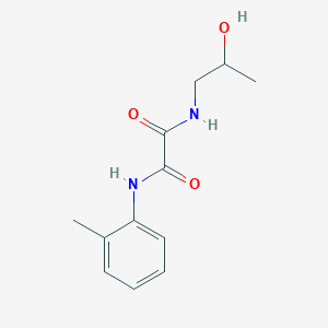 N-(2-hydroxypropyl)-N'-(2-methylphenyl)ethanediamide