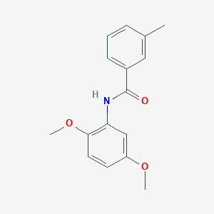 molecular formula C16H17NO3 B398515 N-(2,5-二甲氧基苯基)-3-甲基苯甲酰胺 CAS No. 331240-66-5