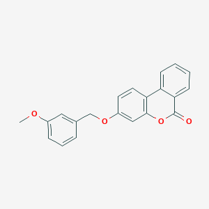 3-[(3-methoxybenzyl)oxy]-6H-benzo[c]chromen-6-one