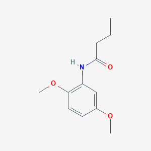 molecular formula C12H17NO3 B398521 N-(2,5-dimethoxyphenyl)butanamide CAS No. 154343-48-3