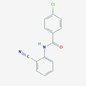 4-chloro-N-(2-cyanophenyl)benzamide
