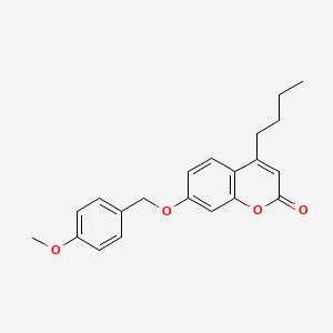 4-butyl-7-[(4-methoxybenzyl)oxy]-2H-chromen-2-one