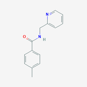 molecular formula C14H14N2O B398526 4-methyl-N-(pyridin-2-ylmethyl)benzamide CAS No. 104202-22-4