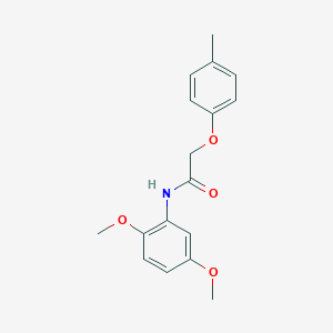 molecular formula C17H19NO4 B398531 N-(2,5-dimethoxyphenyl)-2-(4-methylphenoxy)acetamide 