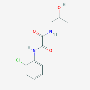 N-(2-chlorophenyl)-N'-(2-hydroxypropyl)ethanediamide