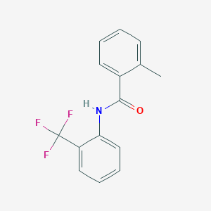 molecular formula C15H12F3NO B398542 2-methyl-N-[2-(trifluoromethyl)phenyl]benzamide CAS No. 329938-21-8