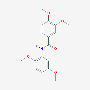 molecular formula C17H19NO5 B398547 N-(2,5-dimethoxyphenyl)-3,4-dimethoxybenzamide CAS No. 325739-21-7