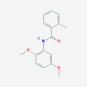 molecular formula C16H17NO3 B398548 N-(2,5-dimethoxyphenyl)-2-methylbenzamide 