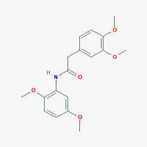 molecular formula C18H21NO5 B398549 N-(2,5-dimethoxyphenyl)-2-(3,4-dimethoxyphenyl)acetamide 