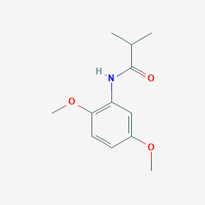 molecular formula C12H17NO3 B398550 N-(2,5-dimethoxyphenyl)-2-methylpropanamide CAS No. 349130-02-5