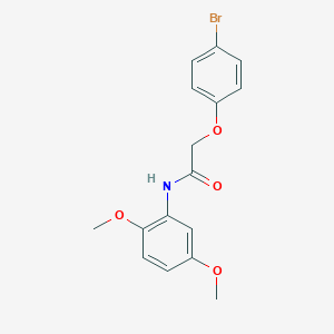 molecular formula C16H16BrNO4 B398551 2-(4-bromophenoxy)-N-(2,5-dimethoxyphenyl)acetamide 