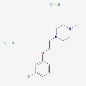 1-[2-(3-chlorophenoxy)ethyl]-4-methylpiperazine dihydrochloride