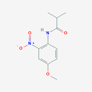molecular formula C11H14N2O4 B398560 N-(4-methoxy-2-nitrophenyl)-2-methylpropanamide 