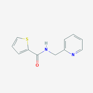 molecular formula C11H10N2OS B398562 N-(pyridin-2-ylmethyl)thiophene-2-carboxamide CAS No. 313981-47-4