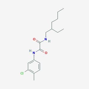 N-(3-chloro-4-methylphenyl)-N'-(2-ethylhexyl)ethanediamide