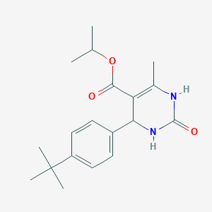 isopropyl 4-(4-tert-butylphenyl)-6-methyl-2-oxo-1,2,3,4-tetrahydro-5-pyrimidinecarboxylate