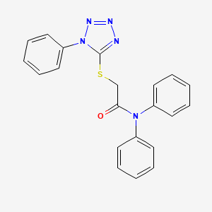 N,N-diphenyl-2-[(1-phenyl-1H-tetrazol-5-yl)thio]acetamide