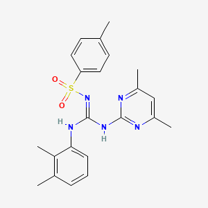 N-{[(2,3-dimethylphenyl)amino][(4,6-dimethyl-2-pyrimidinyl)amino]methylene}-4-methylbenzenesulfonamide