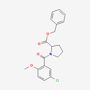 benzyl 1-(5-chloro-2-methoxybenzoyl)prolinate