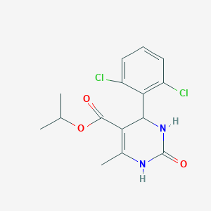 isopropyl 4-(2,6-dichlorophenyl)-6-methyl-2-oxo-1,2,3,4-tetrahydro-5-pyrimidinecarboxylate