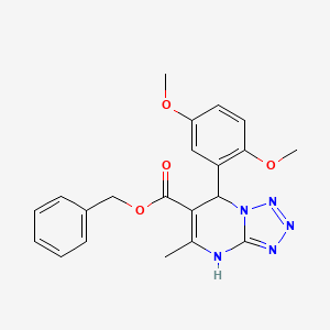 benzyl 7-(2,5-dimethoxyphenyl)-5-methyl-4,7-dihydrotetrazolo[1,5-a]pyrimidine-6-carboxylate