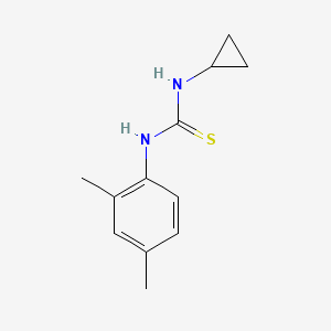 molecular formula C12H16N2S B3986133 N-cyclopropyl-N'-(2,4-dimethylphenyl)thiourea 