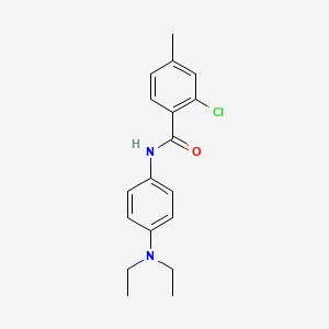 2-chloro-N-[4-(diethylamino)phenyl]-4-methylbenzamide