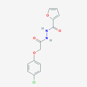 N'-[2-(4-chlorophenoxy)acetyl]-2-furohydrazide