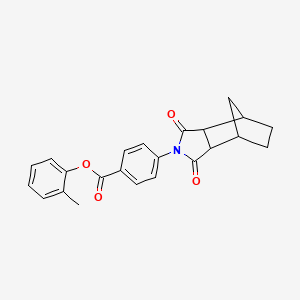 2-methylphenyl 4-(3,5-dioxo-4-azatricyclo[5.2.1.0~2,6~]dec-4-yl)benzoate