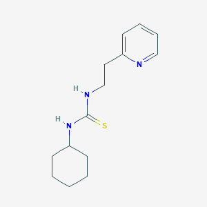 N-cyclohexyl-N'-[2-(2-pyridinyl)ethyl]thiourea