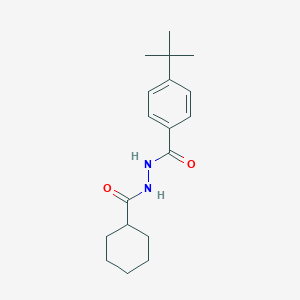 molecular formula C18H26N2O2 B398622 4-tert-butyl-N'-(cyclohexylcarbonyl)benzohydrazide 