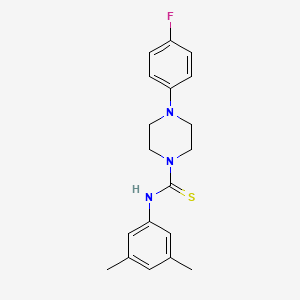 N-(3,5-dimethylphenyl)-4-(4-fluorophenyl)-1-piperazinecarbothioamide