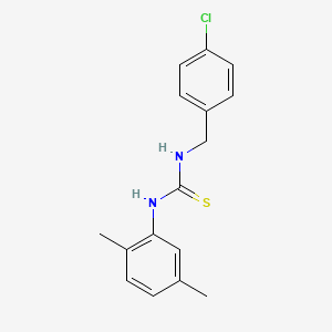 N-(4-chlorobenzyl)-N'-(2,5-dimethylphenyl)thiourea